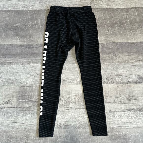 Nike Iowa Hawkeyes Legging Womens S Small Stretch Black Grey Dotted Spellout - Picture 5 of 9